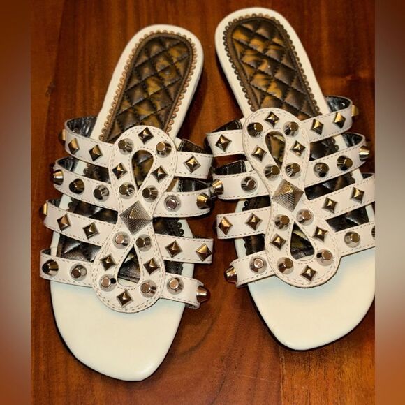 Sam Edelman Womens Beatris Slip On Leather Slide Sandals sz 6.5 NWOT - Picture 3 of 7